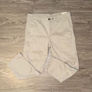 Rag & Bone Stretch Twill Chino Drizzle Pants Mens Size 34 Tan  MBW22S712236ML